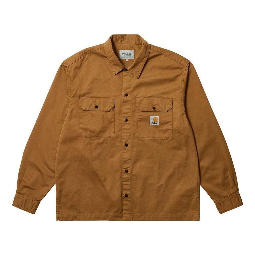 Риза Palace Palace x  Longsleeve Master Shirt Кафяво | I032721-KHAKI