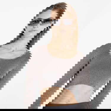 Пуловер CALVIN KLEIN Jeans Square Neck Plating Knitwear Perfect Taupe Черно | J20J219785 A03, 1