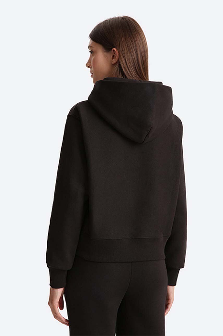 Суитчър WOOLRICH Fleece Hoodie Черно | CFWWSW0068FRUT2810, 1