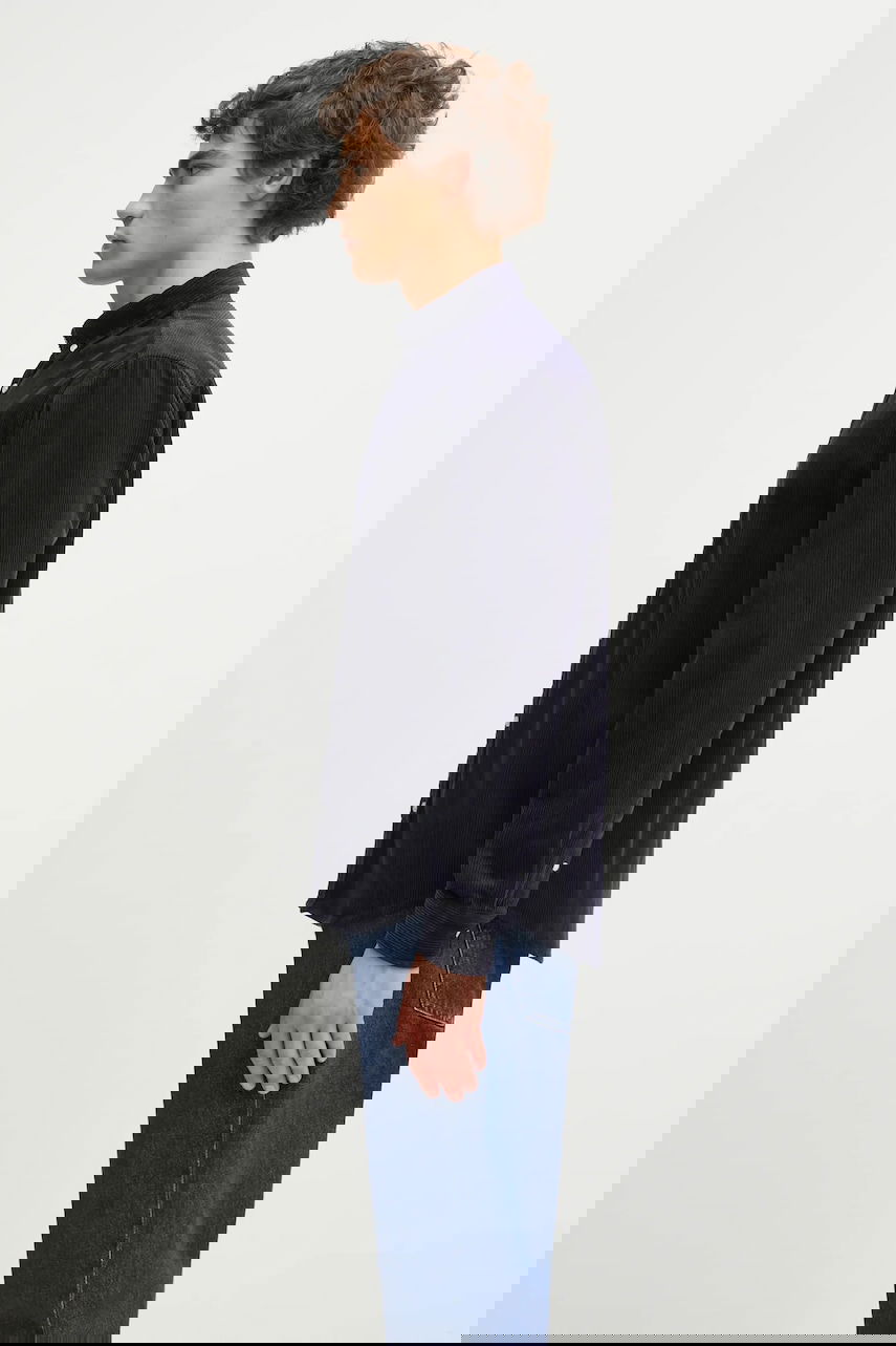 Риза Carhartt WIP Long Sleeve Madison Corduroy Shirt Regular Fit Button-down Collar Тъмно синьо | I029958.0FHXX, 1