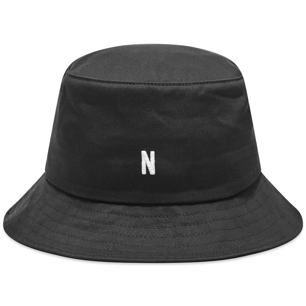 Шапка NORSE PROJECTS Twill Bucket Черно | N80-0101-9999, 0