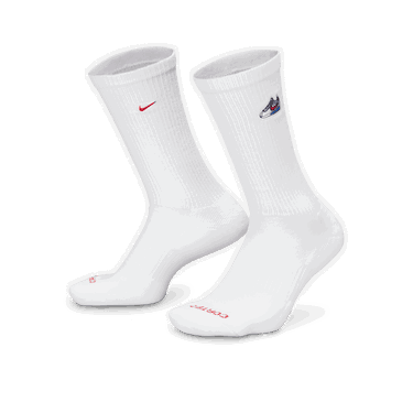 Чорапи Nike Everyday Cushioned Mid Socks Бяло | IB3373-100, 2