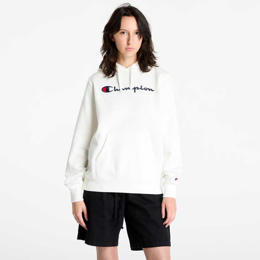 Суитчър Champion Hooded Sweatshirt White Бяло | 117529 CHA WW003