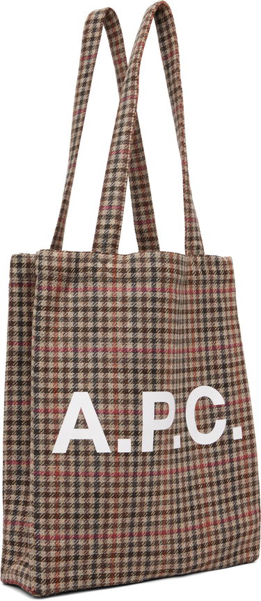 Голяма пазарска чанта A.P.C. Lou Houndstooth Tote Многоцветен | WVBEJ-M61442, 3