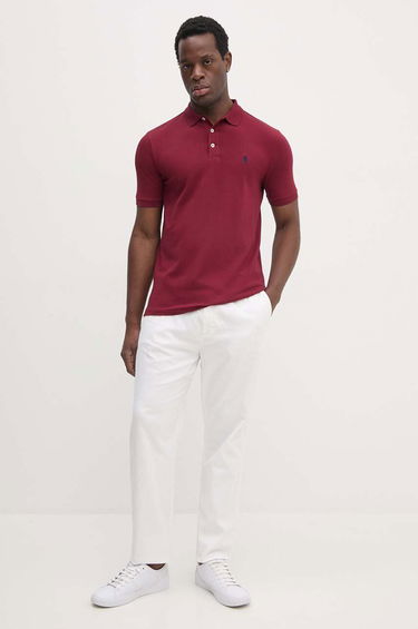 Поло тениска Polo by Ralph Lauren Burgundy Polo Shirt Червено | 710941439, 1