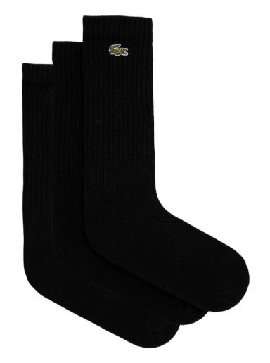 Чорапи Lacoste SPORT High-Cut Socks 3-pack Черно | RA4182