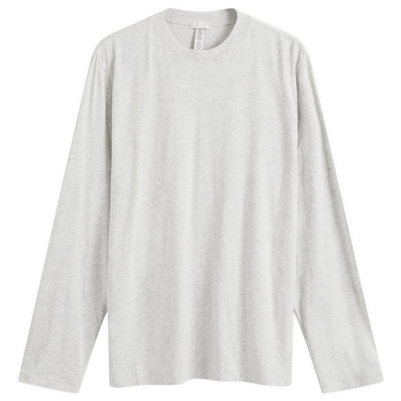 Тениска SKIMS Boyfriend Long Sleeve T-Shirt Сиво | AP-LGS-0585-LHG