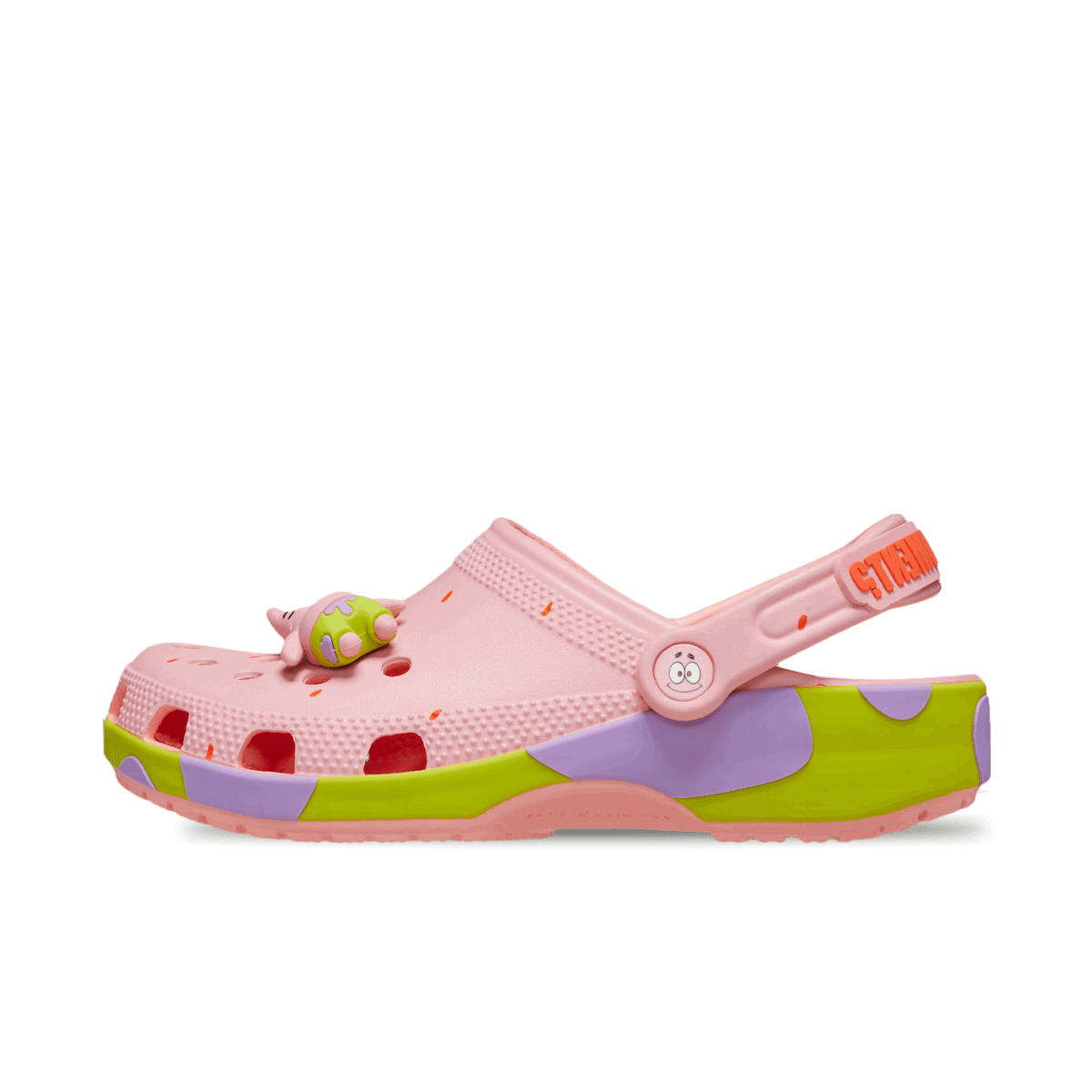Кецове и обувки Crocs SpongeBob SquarePants x Classic Clog "Patrick" Розово | 209479-737, 0
