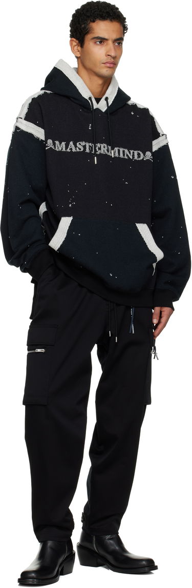 Суитчър Mastermind WORLD MASTERMIND WORLD Cut-Off Hoodie Черно | MW25S15-SW005-001, 3