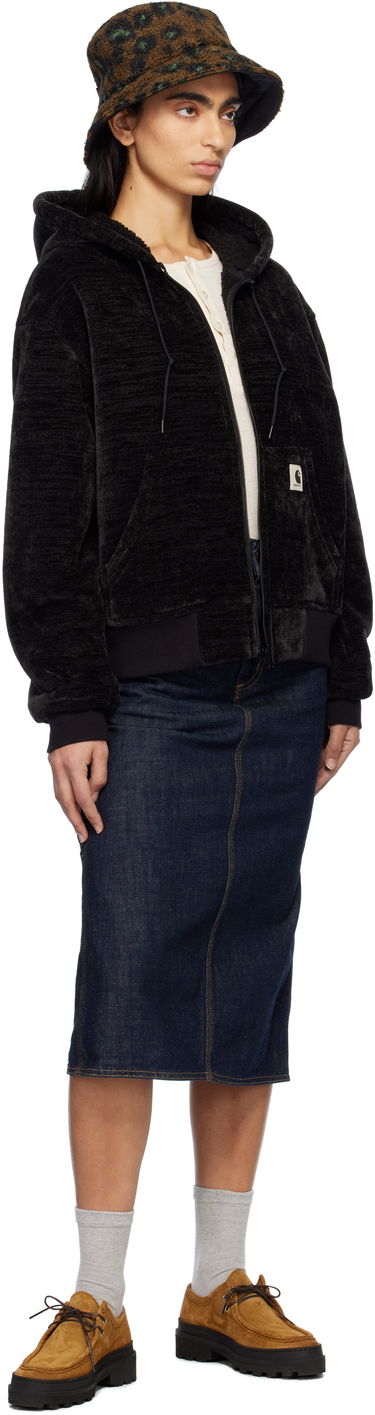 Суитчър Carhartt WIP Fleece Lined Hoodie Черно | I033905 89XX, 3