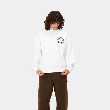 Пуловер Carhartt WIP Work Varsity Crewneck Бяло | I032453_00A_06, 0