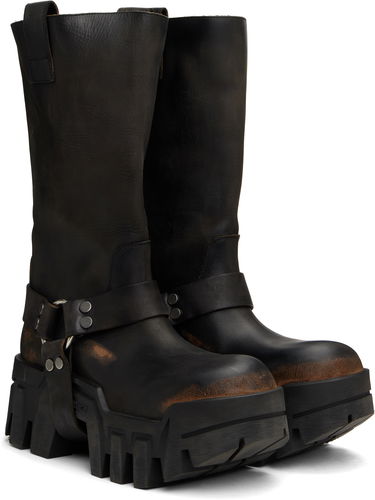 Облекло Balenciaga Balenciaga Bulldozer Harness Boots Черно | 802355WBD111021, 3