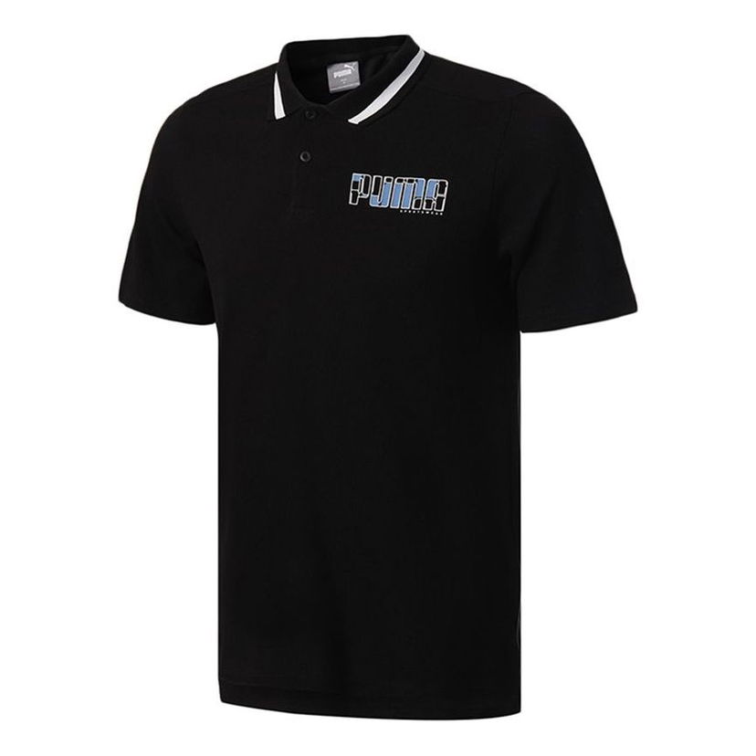 Поло тениска Puma Short Sleeve Regular Fit Polo Shirt Черно | 855989-51