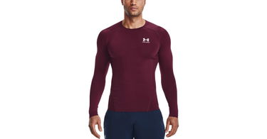 Тениска Under Armour HG Armour Comp Tee Бургунди | 1361524-609, 1