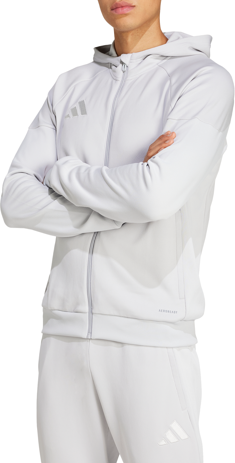 Суитчър adidas Originals TIRO25 FZ Hoodie Сиво | jc5130, 0