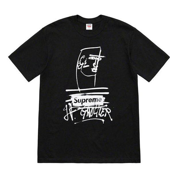 Тениска Supreme Gaultier Sketch Print T-Shirt Черно | SUP-SS19-772, 0