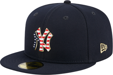 Шапка с козирка New Era New York Yankees American Flag Logo 4th July 59Fifty Cap Тъмно синьо | 60360504-60360504, 2