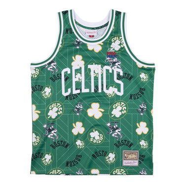 Фланелка Mitchell & Ness Boston Celtics Swingman Jersey Зелено | MSPOBW19081-BCEPTKG, 1