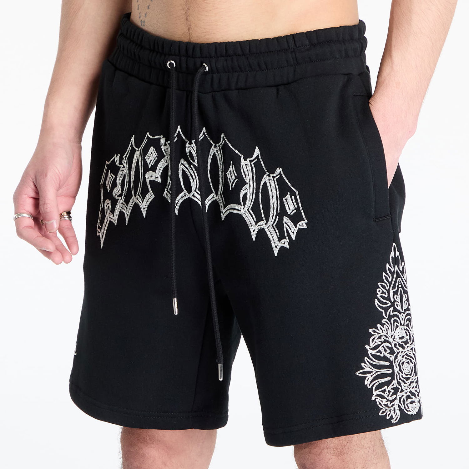 Къси панталони RIPNDIP Mother Nerm Sweatshorts Черно | RNDSPR25124, 1