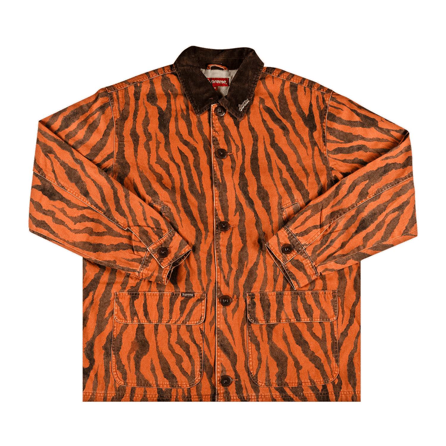 Пуловер Supreme Barn Coat Оранжево
 | SS21J93 TIGER STRIPE, 0