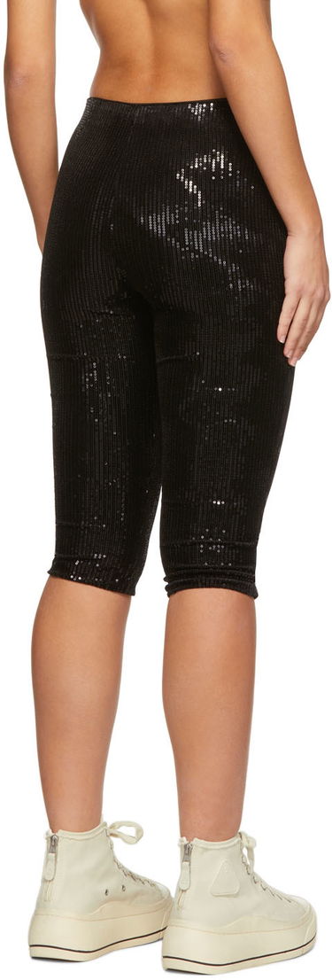 Клинове We11done We11done Sequin Cycling Shorts Черно | WD-PT1-22-295-W-BK, 2