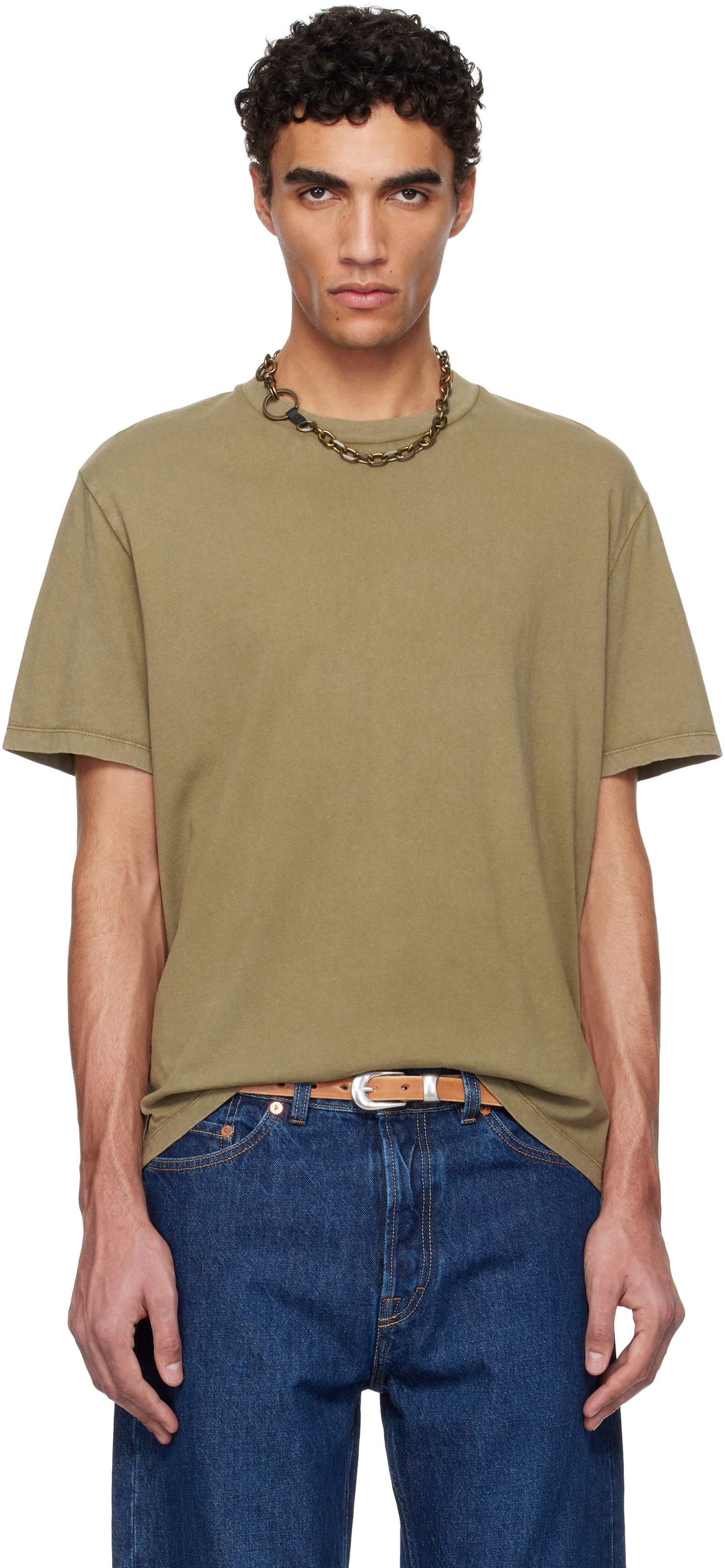 Тениска OUR LEGACY Our Legacy Box T-Shirt Зелено | M2256BC, 0