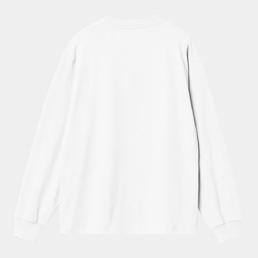 Тениска Carhartt WIP Long Sleeve Heart Patch T-Shirt Carhartt WIP Бяло | I035469_23, 1