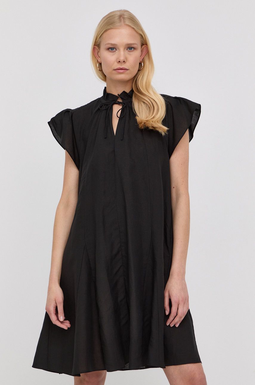 Pокля Samsoe Samsoe Karookh Short Dress Черно | F20400287, 0