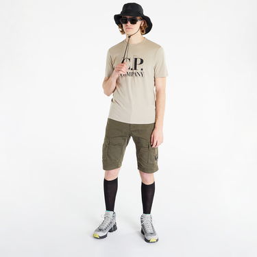 Тениска C.P. Company Jersey Large Graphic Logo T-Shirt Бежово | 14CMTS189A005100W-330, 0