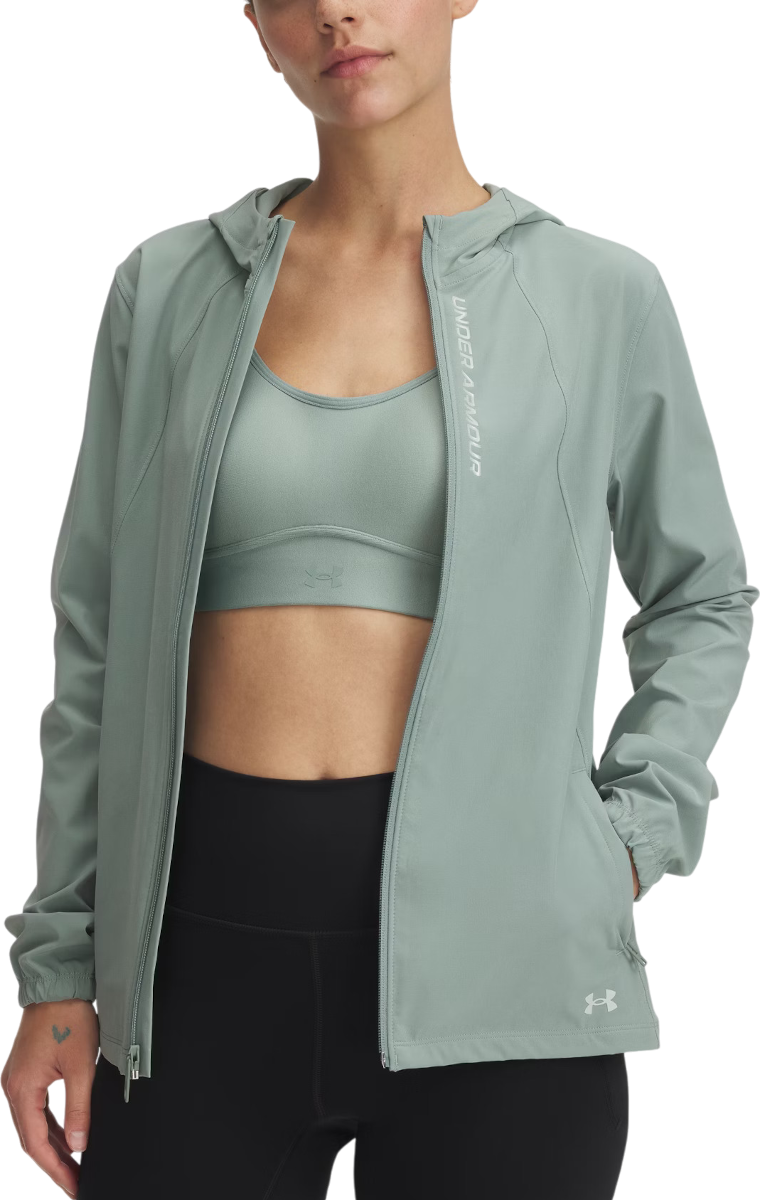Суитчър Under Armour OutRun the STORM Hooded Jacket Зелено | 1377043-348, 0