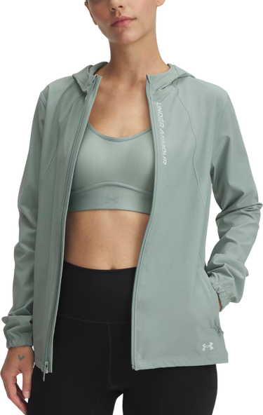 Суитчър Under Armour OutRun the STORM Hooded Jacket Зелено | 1377043-348, 0