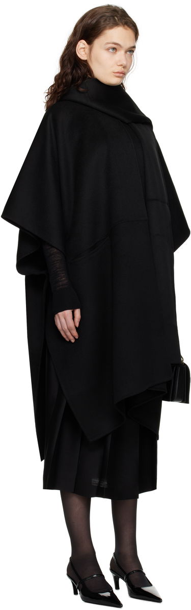 Палта TOTEME TOTEME Doublé Scarf Coat Черно | 251-WRO4321-FB0006, 1