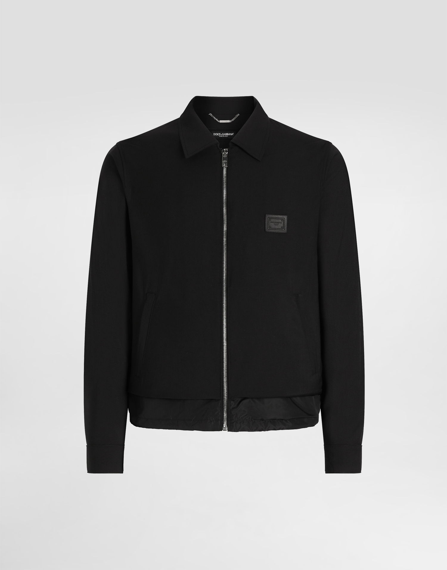 Яке Dolce & Gabbana Dolce & Gabbana Wool Canvas Jacket Черно | G9BQZTFURK8N0000, 0