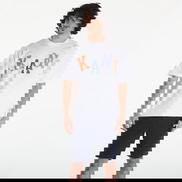 Тениска Karl Kani Woven Signature Multicolor Logo Tee White Бяло | KM241-057-1, 0