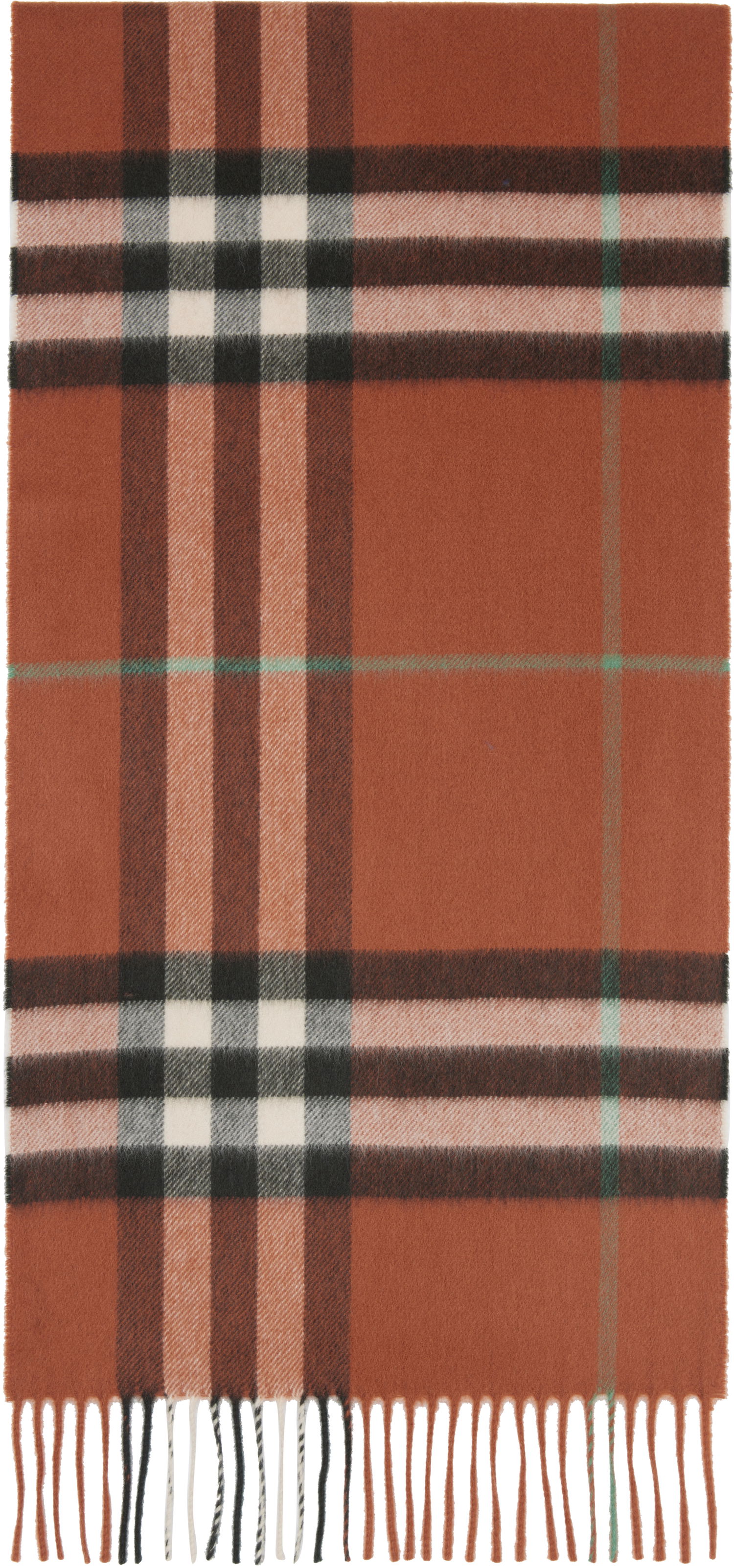 Шал Burberry Burberry Check Cashmere Scarf Оранжево
 | 8112643, 0
