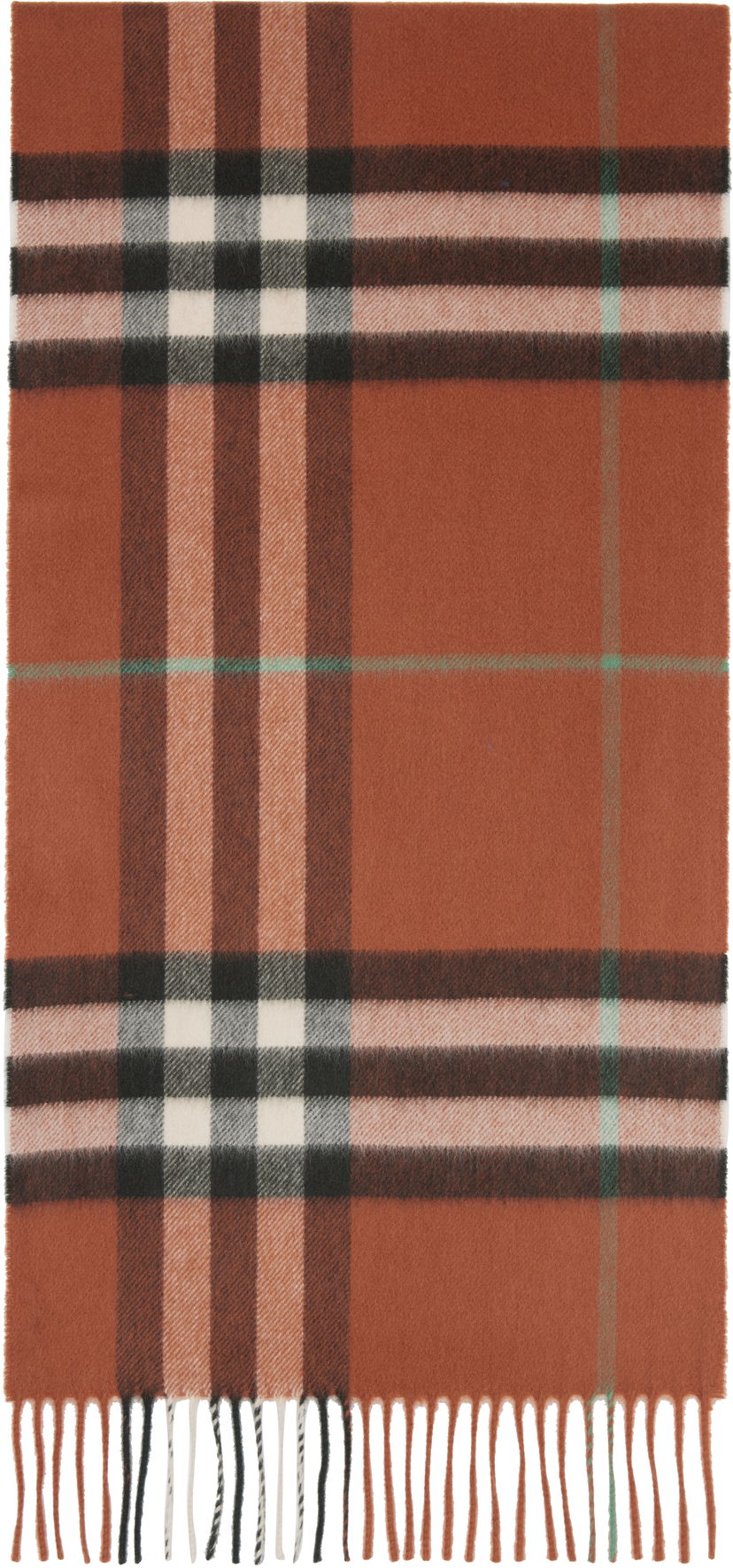 Шал Burberry Burberry Check Cashmere Scarf Оранжево
 | 8112643