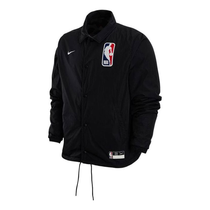 Ветровка Nike NBA Logo Snap Coaches Jacket Черно | DR2331-010
