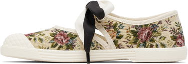 Кецове и обувки Valentino Valentino Garavani Bow Floral Jacquard Многоцветен | 7W2S0LH9XAA, 2