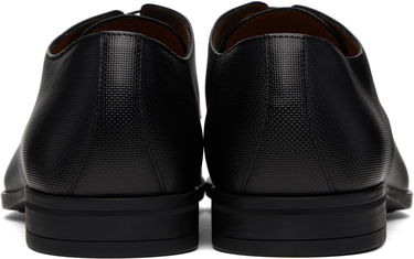 Облекло BOSS BOSS Structured Leather Derbys Черно | 50499843, 1