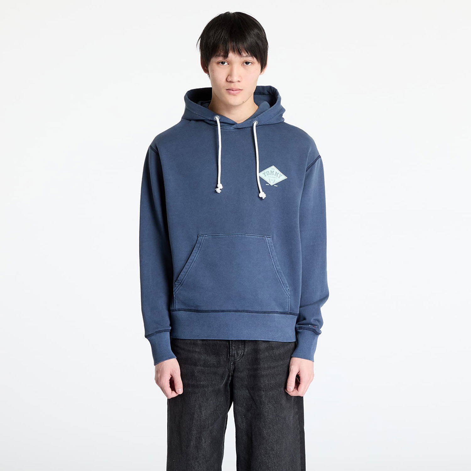 Суитчър Tommy Hilfiger Tommy Jeans Relaxed Varsity Graphic Hoodie Синьо | DM0DM20840 C1G, 0