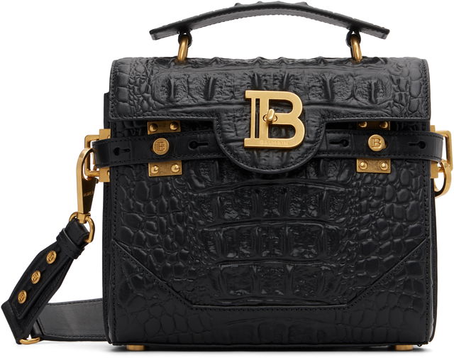 B-Buzz 23 Crocodile-Print Leather Bag