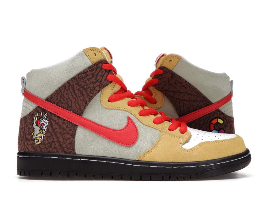 Кецове и обувки Nike SB x Color Skates Dunk High "Kebab and Destroy" Многоцветен | CZ2205-700, 1