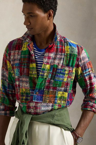 Риза Polo by Ralph Lauren Multicolor Patchwork Shirt Многоцветен | 710958256, 3