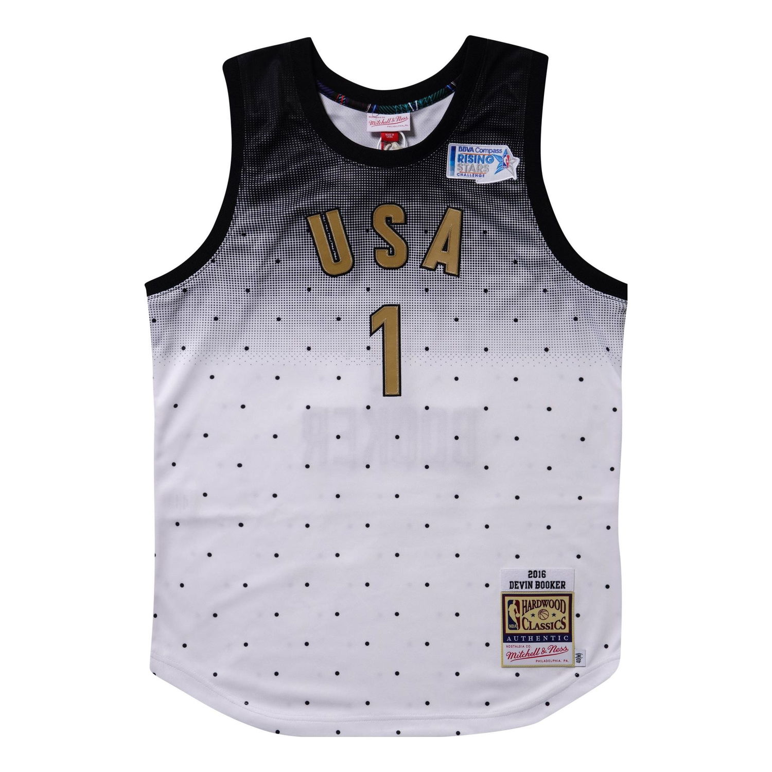 Потник Mitchell & Ness All-Star USA 'Devin Booker 1' Jersey Бяло | AJY44957-ASG16DBOWHBK, 0