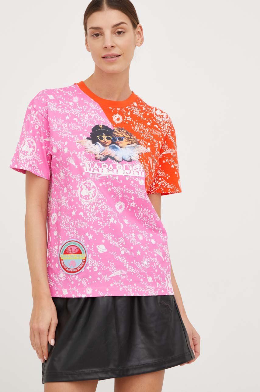Тениска Napapijri Fiorucci x Tee Многоцветен | NP0A4H91FK61, 0