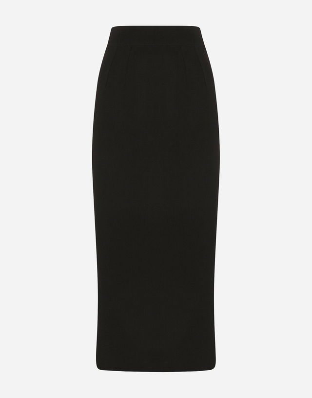 Dolce & Gabbana Virgin Wool Pencil Skirt