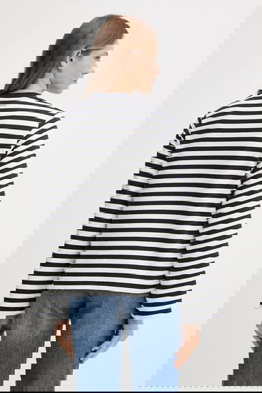 Тениска Barbour Barbour ROBYN Striped Long Sleeve T-Shirt Многоцветен | LOL0642, 2