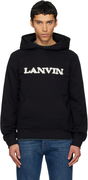 'Lanvin' Shearling Cotton Hoodie