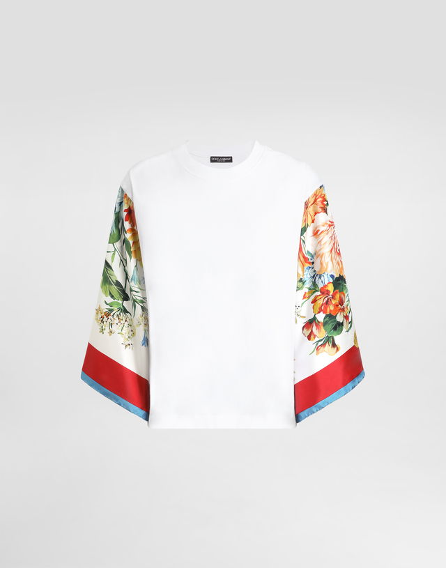 Dolce & Gabbana Floral Print Short Sleeve T-Shirt