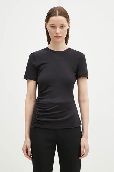 Тениска Samsoe Samsoe Samsoe Samsoe Saevelyn Fitted T-Shirt Черно | F24400022, 0